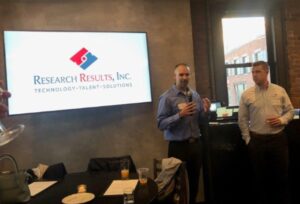 Bobby Richards and Stephen Oldfield Presenting at Insights NE End of Summer 2019 Party